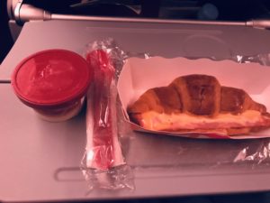 デルタ航空　機内食