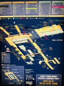 ミネアポリス空港地図